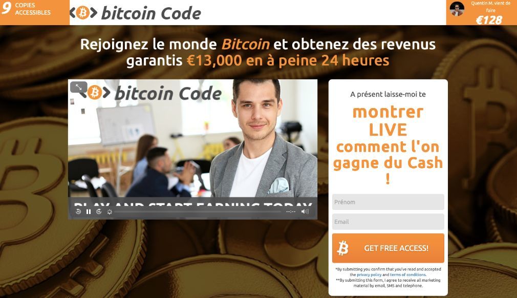 Bitcoin Code Avis 2021: est-ce une arnaque ou ça marche vraiment?